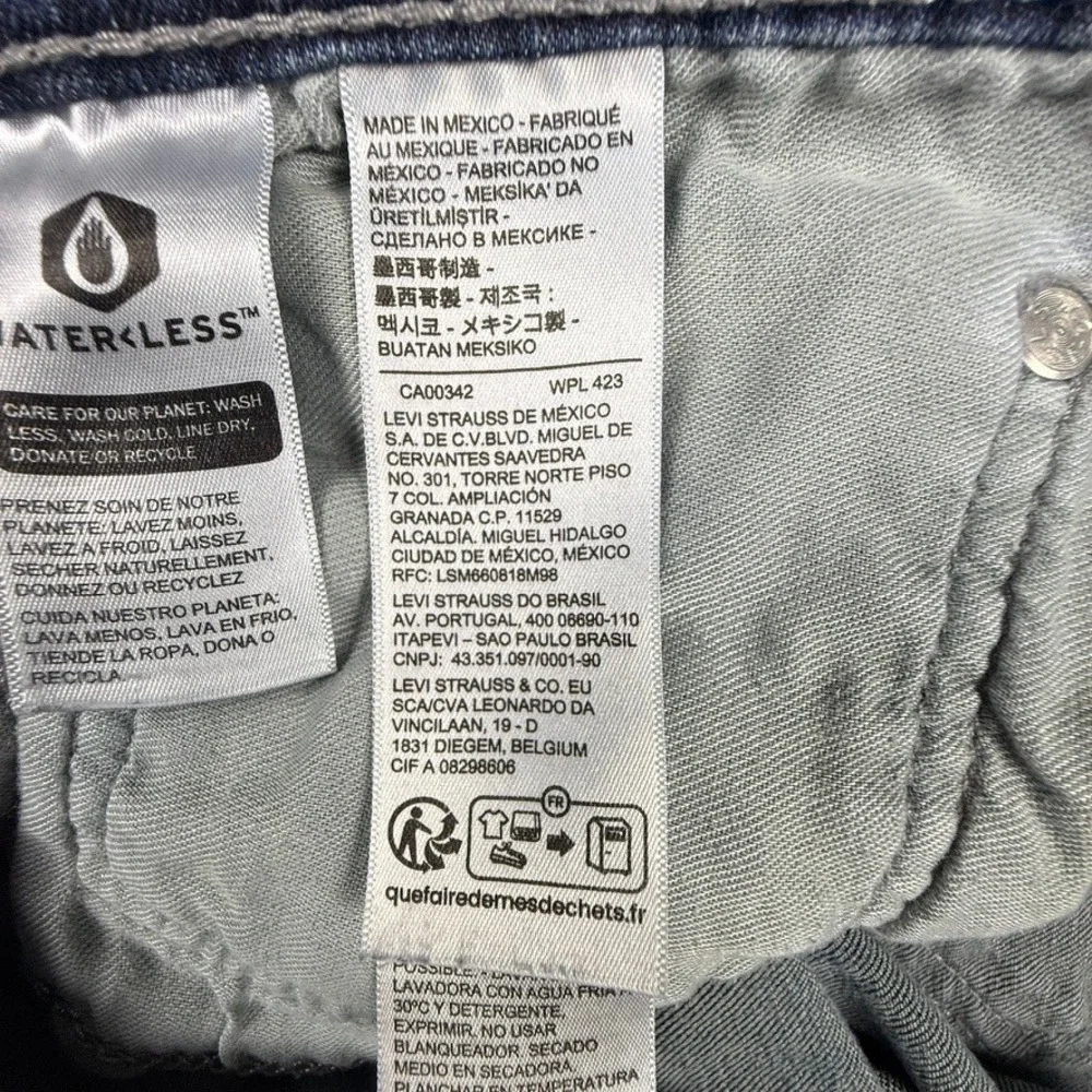 Levis 559 Relaxed Straight Jeans Mens 36x32 Blue Medium Wash Denim 00559-0457